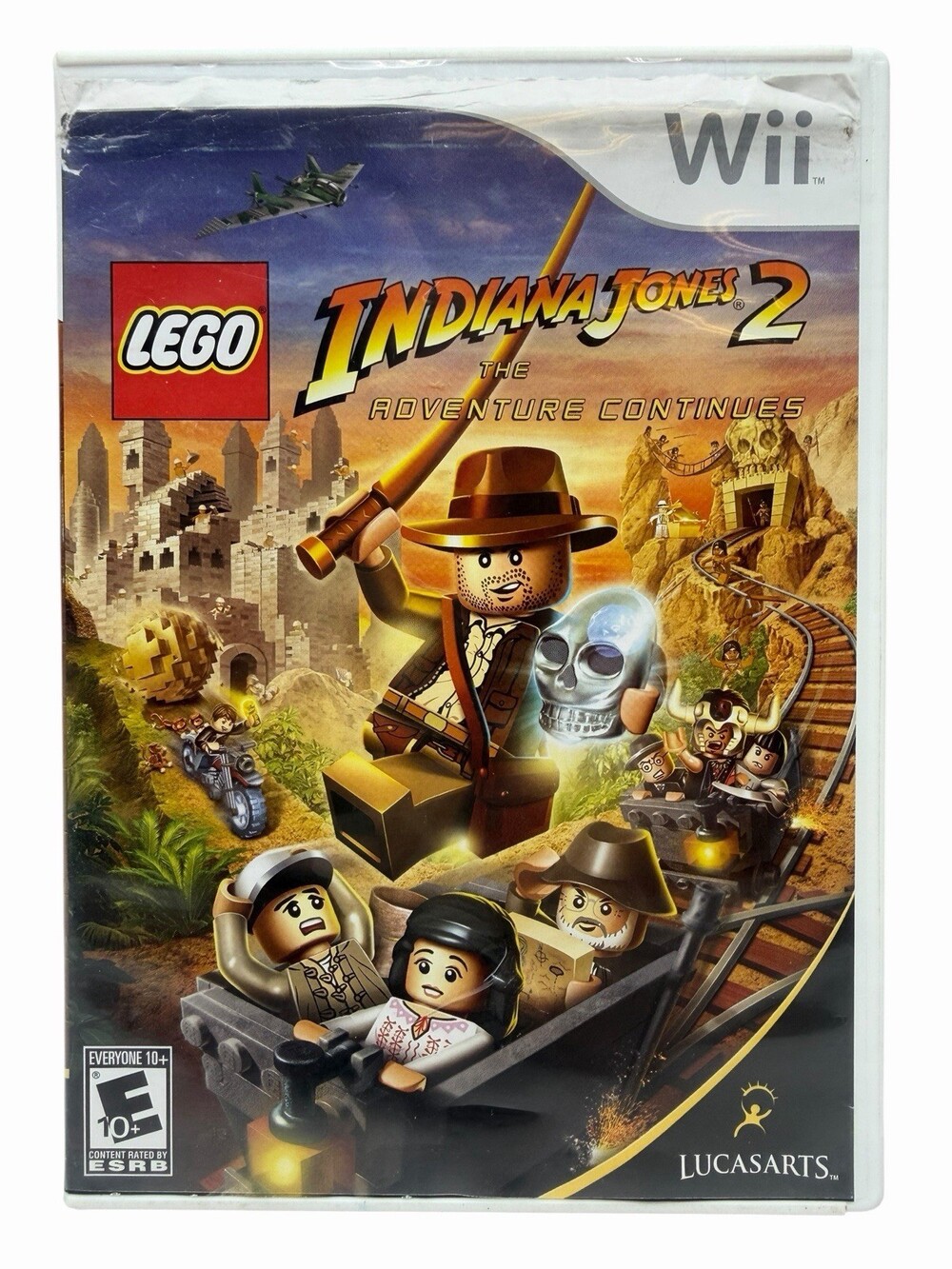 LEGO Indiana Jones 2 The Adventure Continues Nintendo Wii Complete CIB w/ Manual